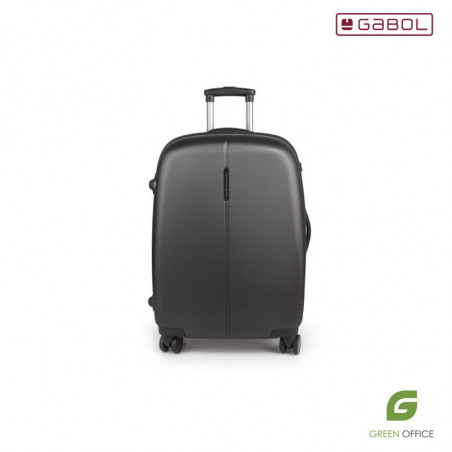 Gabol Paradise srednji kofer proširivi, ABS, siva boja