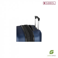 Gabol Paradise - Srednji kofer za putovanje, Prostran, ABS materijal, Siva boja