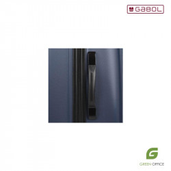 Gabol Paradise - Srednji kofer za putovanje, Prostran, ABS materijal, Siva boja