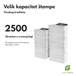 HP 203X magenta zamenski toner (CF543X) 2500 strana