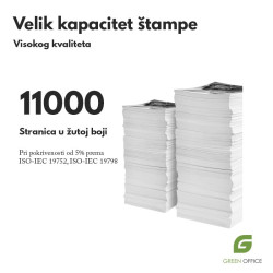 HP 648A yellow kompatibalni toner (CE262A) kapacitet stampe
