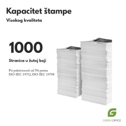 HP 126A yellow kompatibilni toner (CE312A) kapacitet stampe