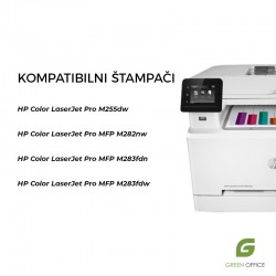 HP 207A kompatibilni toner W2210A W221A W2212A W2213A za HP Color LaserJet Pro M255dw |MFP M282nw |MFP M283fdn |MFP M283fdw