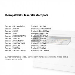 Brother TN-2320 kompatibilni toner – 2.600 strana – dodatna fotografija 6