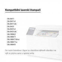 OKI B411 B431 toner zamenski