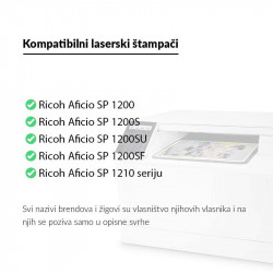 Toner Ricoh Aficio SP1200 kompatibilni