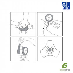 Način postavljanja trake na aparat za selotejp