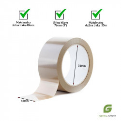 Dimenzije trake koje su kompatibilne sa aparatom za selotejp Alco 4480