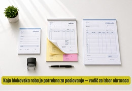 Koja blokovska roba je potrebna za poslovanje — vodič za izbor obrazaca