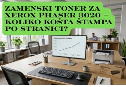 Zamenski toner za Xerox Phaser 3020 – koliko košta štampa po stranici?