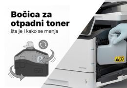 Bočica za otpadni toner – šta je i kako se menja Bočica za otpadni toner – šta je i kako se menja