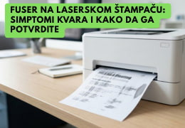 Fuser na laserskom štampaču: simptomi kvara i kako da ga potvrdite